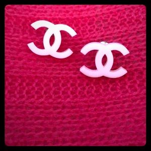 Designer Inspired Earrings - White